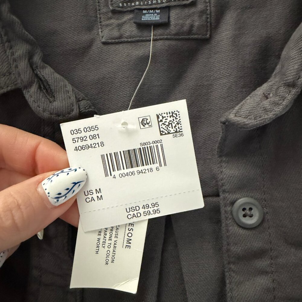 American Eagle Cropped Utility Jacket | Size M | NWT - Picture 2 of 5